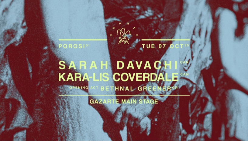 Sarah Davachi + Kara-Lis Coverdale live